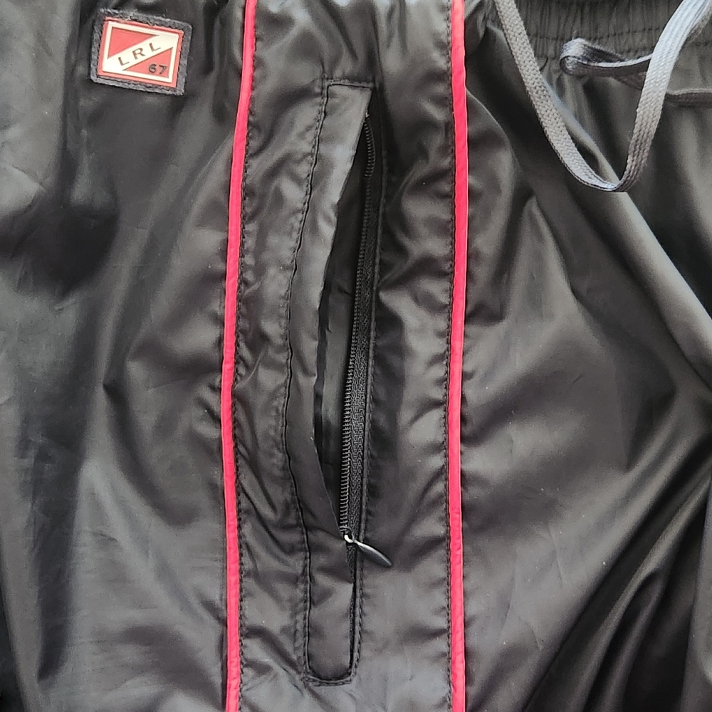 Vintage 90's Lauren Ralph Lauren Navy Blue and Red Piping Track Suit Size 2X - Picture 9 of 15